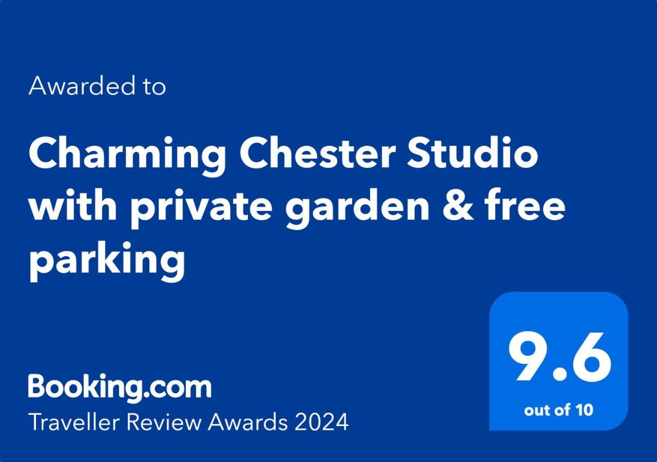Charming Chester Studio With Private Garden & Free Parking Eksteriør billede